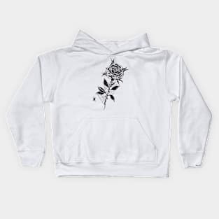 Spiderweb Rose Kids Hoodie